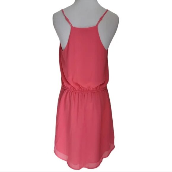 Naked Zebra Pink Spaghetti Strap Slip Dress - Picture 2 of 3